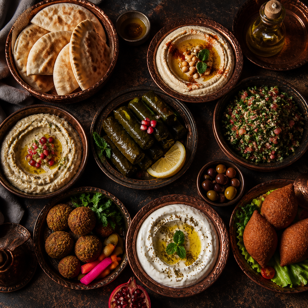 Mezzés libanais à partager