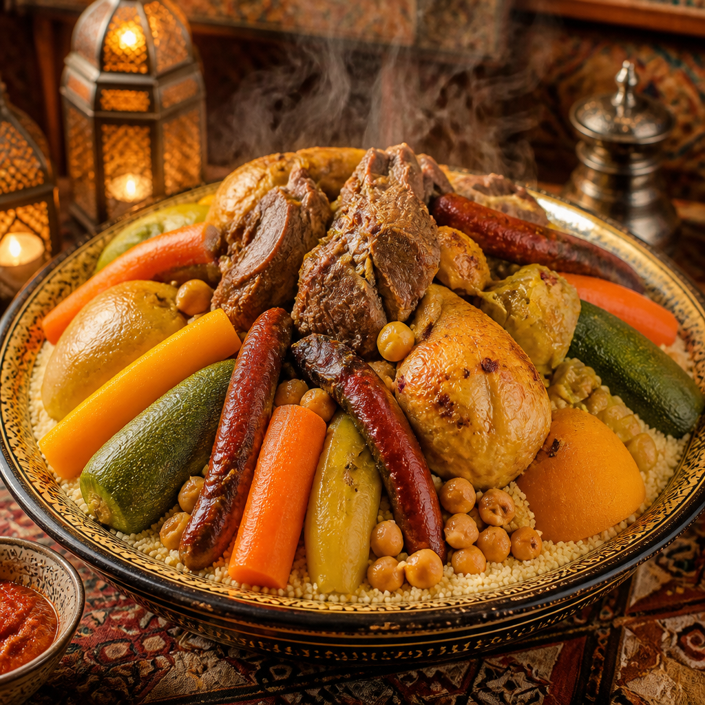 Couscous royal marocain